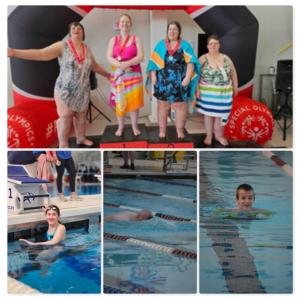 Boothbay Special Olympic swimmers. Courtesy of Toby LeConte