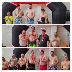 Boothbay Special Olympic swimmers. Courtesy of Toby LeConte