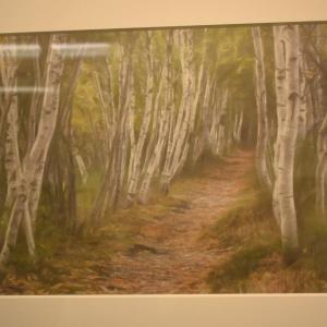 Sandra Wescott: "Birch Lane."
