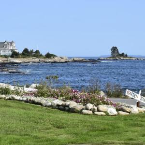 A summer garden on Ocean Point. FRITZ FREUDENBERGER/Boothbbay Register