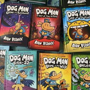 The "Dog Man" series is one of the season's hottest books. ISABELLE CURTIS/Boothbay Register