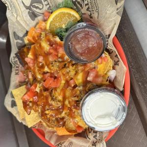 Nachos w/pulled pork