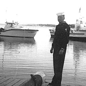 Rusty Court in his Coast Guard days. File photo