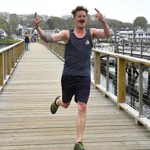 Bigelow's Farley Miller comes in second. ISABELLE CURTIS/Boothbay Register