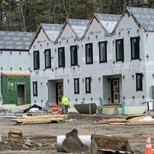 Apartments being built on Butler Road, Boothbay. BILL PEARSON/Boothbay Register Apartments being built on Butler Road, Boothbay. BILL PEARSON/Boothbay Register