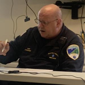 Chief Dan Gardner reported May 19, Boothbay Region Ambulance Service had contracted to cover Antiques Roadshow's June filming at Coastal Maine Botanical Gardens. BILL PEARSON/Boothbay Register Dan Gardner