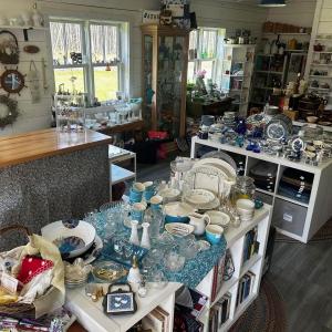 Goods on display at Southport Island Treasures. Photo by Hannah Roberts