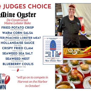 Chef Ralph Smith won 1st Judges Place in the 2025 Claw Down