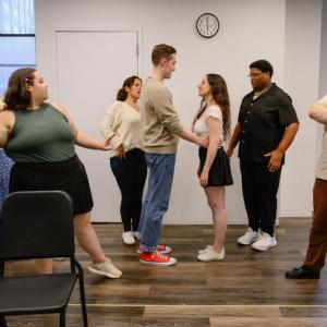 The cast for CMT's "Carousel!" rehearses in New York. Mike Petrie Jr. photo Carousel!