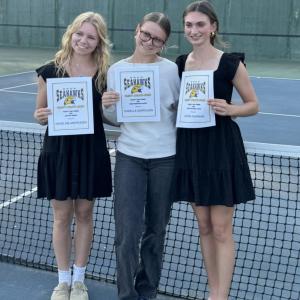 Girls tennis awards