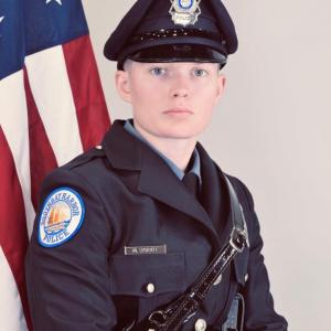 Makenzi Strout rejoins the Boothbay Harbor Police Department as a full-time officer after graduating from the police academy. Courtesy photo.