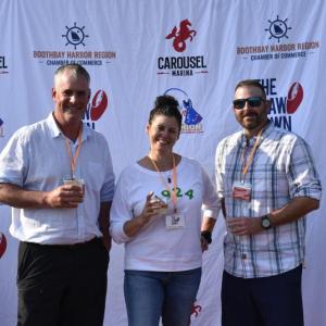 The Judges from left, Corey Pottle, Vanessa Santarelli, and Tony Cameron. LISA KRISTOFF/Boothbay Register