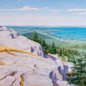 Joseph Fiore, 1971,"View From Bald Rock" - oil on canvas. Image courtesy of Bob Bond