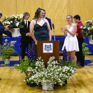 Special thanks were given to Mame Anthony and Teresa Tess for their years of service. ISABELLE CURTIS/Boothbay Register