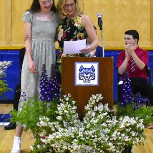 Margaret McCarthy wins the 2025 Secretary of State Award. ISABELLE CURTIS/Boothbay Register