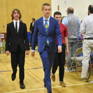 BRES 8th graders enjoy a night of recognition as they prepare to enter high school. ISABELLE CURTIS/Boothbay Register
