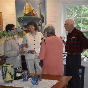 BRAF artists in fine spirits! Jill Butke photo