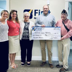 Bank donation