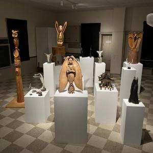 Installation view of sculptures by Keith Plummer, the first of three festival art exhibitions. Courtesy of Peter Bruun Installation view of sculptures by Keith Plummer, the first of three festival art exhibitions. Courtesy of Peter Bruun