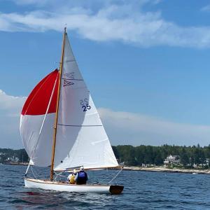 A Boothbay Harbor One Design. Courtesy of BHYC