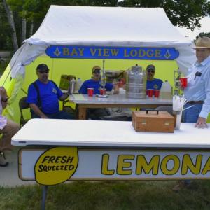 Bay View Lodge Masons served fresh lemonade. FRITZ FREUDENBERGER/BOOTHBAY REGISTER
