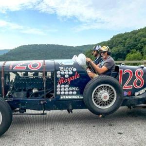 Charles Harris, owner of Indian Trail Antiques in Newcastle, will drive his nationally recognized 1931 Reo Royale race car, serving as grand marshal vehicle leading the parade on Saturday morning at 10. The rare vehicle will also be on display at the Vintage Car Show. Courtesy photo