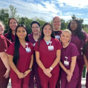 Graduates are, from left, Khloe Luce, Lydia Merrill, Lei Bercasio, Amy Ouellette, Michelle Kendrick, Leah Hayes, Eva Simmons, Jameisha Harrison and Cassandra Doray. The class was led by instructor Jennifer McIntire, RN. Courtesy photo CNAs
