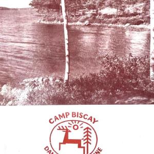 Cover of the Camp Biscay brochure from the late 1940s. Cover of the Camp Biscay brochure from the late 1940s.