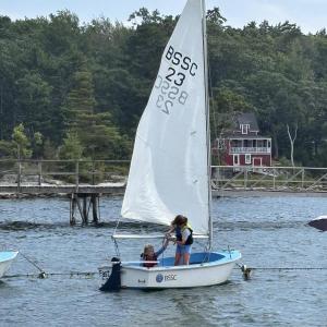 Rigging event during the triathlon portion of BSSC's Summer Olympics. Courtesy photo