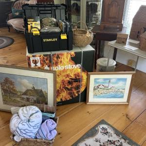 Damariscotta Historical Society's silent auction items. Courtesy photo