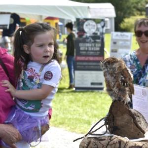 Children's Day 2024 this young lady and Willow owl shared a moment. Don't miss this year's event this Sunday! File photo Children's Day 2024 Boothbay Railway Village, Boothbay, ME. Boothbay Register