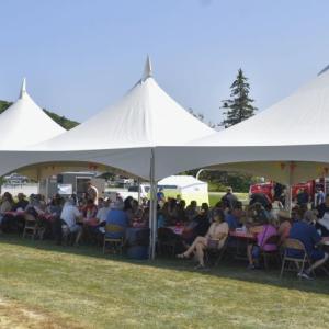 Around 200 people came to the event. FRITZ FREUDENBERGER/Boothbay Register