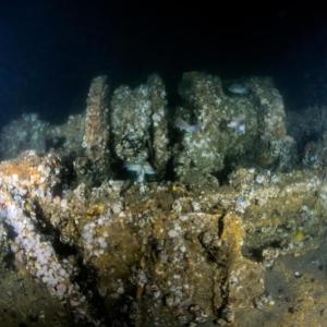Seiner's double drum trawl winch. Courtesy of Joe Mazraani and Becca Boring