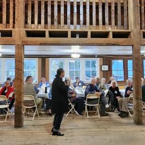Maine Senator Rachel Talbot Ross (D-Cumberland) was a speaker at the sold-out 2024 Lincoln County Democrats Harvest Dinner at Le Barn in Jefferson. Courtesy photo