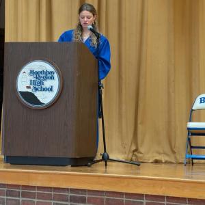 Six inducted into BRHS chapter of NHS