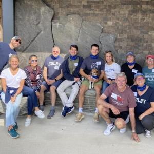 Several of the Colby College alumni, parents, and Y volunteers at the Fill the Bus Food Drive event at the Boothbay Region YMCA to benefit the Boothbay Region Food Pantry on Saturday, Sept. 13. Courtesy of BRYMCA Several of the Colby College alumni, parents, and Y volunteers at the Fill the Bus Food Drive event at the Boothbay Region YMCA to benefit the Boothbay Region Food Pantry on Saturday, Sept. 13. Courtesy of BRYMCA