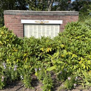 The Kenniston Cemetery World War II Monument in Boothbay. A group of residents are working towards replacing it with a veterans memorial for all wars. FRITZ FREUDENBERGER/Boothbay Register