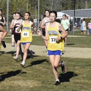 The Boothbay Region High School girls cross country team won their Sept. 19 meet. FRITZ FREUDENBERGER/Boothbay Register