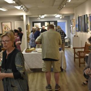 The Boothbay Region Art Foundation was a consistent draw with a Fall Members' Show, downstairs, and upstairs, two solo and one juried shows! Quite impressive! LISA KRISTOFF/Boothbay Register