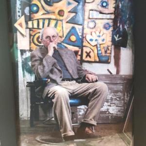 The artist Philip Barter. Photograph courtesy of his son, Matt Barter