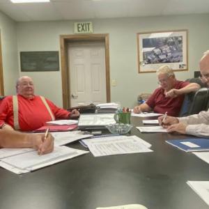 BSHD trustees look over the incident report for higher than permitted bacteria levels. ISABELLE CURTIS/Boothbay Register BSHD trustees overlook the incident report for higher than permitted bacteria levels. ISABELLE CURTIS/Boothbay Register