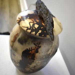 Elizabeth Ambrosino's porcelain "Impermanence."