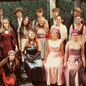 The cast of the Lincoln Academy and Heartwood production of "Into the Woods" opens Oct. 24 at the Poe Theater of Newcastle. Courtesy of Heartwood