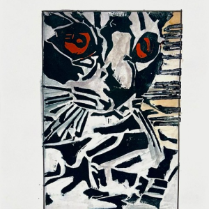 Block print by Nathalie Adda. Courtesy of the artist Block print by Nathalie Adda. Courtesy of the artist