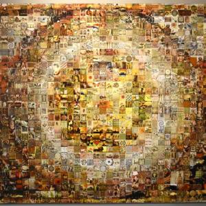 Stephen Michael Starensier's photomosaic "North East South West."
