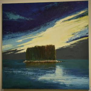 John MT Seitzer' "Sunset Harbor."