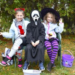Witches, clowns and Ghostface, oh my! Young attendees enjoy a day of trick-or-treating and spooky seasonal activities at BRV's SPOOKtacular. ISABELLE CURTIS/Boothbay Register