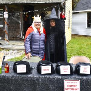 Eastside Waterfront Park's interactive table grabs second place. ISABELLE CURTIS/Boothbay Register