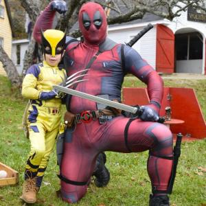 Wolverine and Deadpool arrive to save the day! ISABELLE CURTIS/Boothbay Register