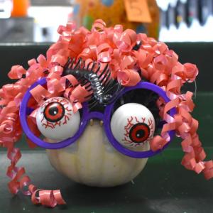 The title of "Funniest" goes to Ethan Copeland's, 9, pumpkin. ISABELLE CURTIS/Boothbay Register